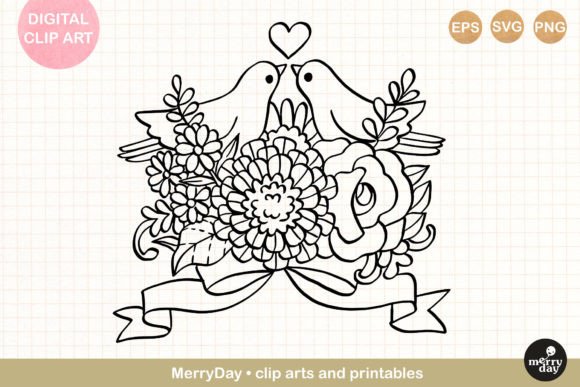 Bird Flower No. 7: Premium Graphics and Illustrations for Local Brands