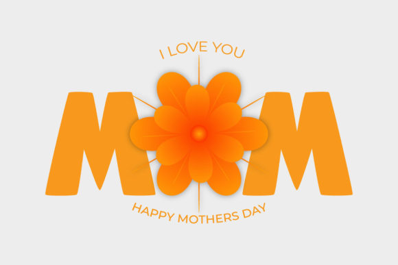 Mothers Day Lettering Tshirt Design: Graphics for Editorial Publishing