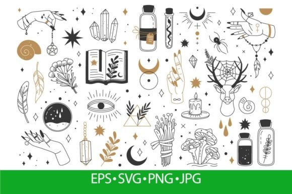 Mystic and Esoteric Elements: Graphics for Authentic Branding