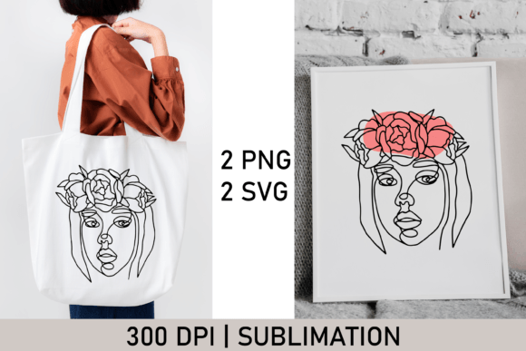 One Line Art Woman Face: A Review for Graphics and Illustrations Sellers