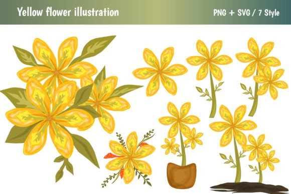 Yellow Flower Graphics and Illustrations Review